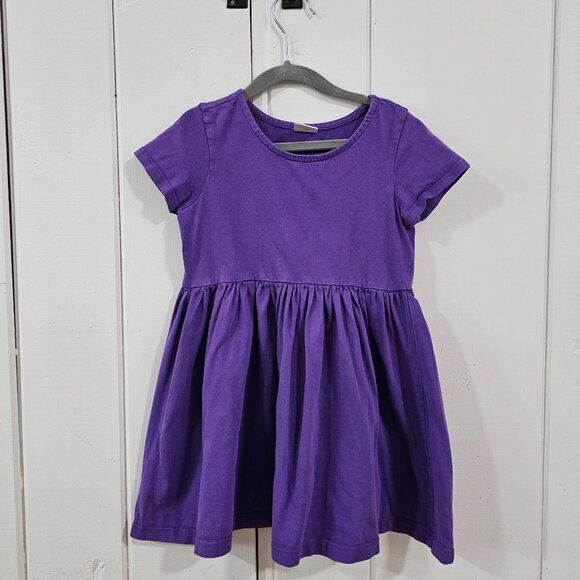 Hannah Andersson Girls Knit Purple Dress - Picture 1 of 3